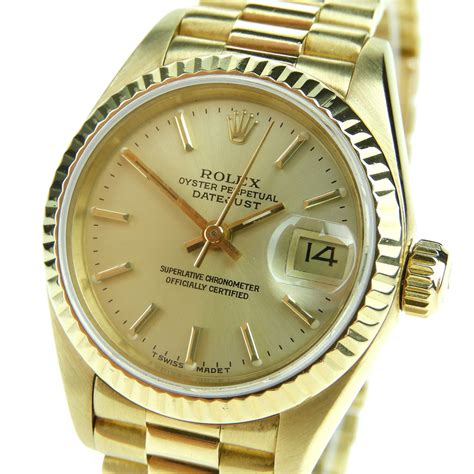 rolex lady datejust gold 69178